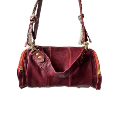 mala billy big burgundy & orange